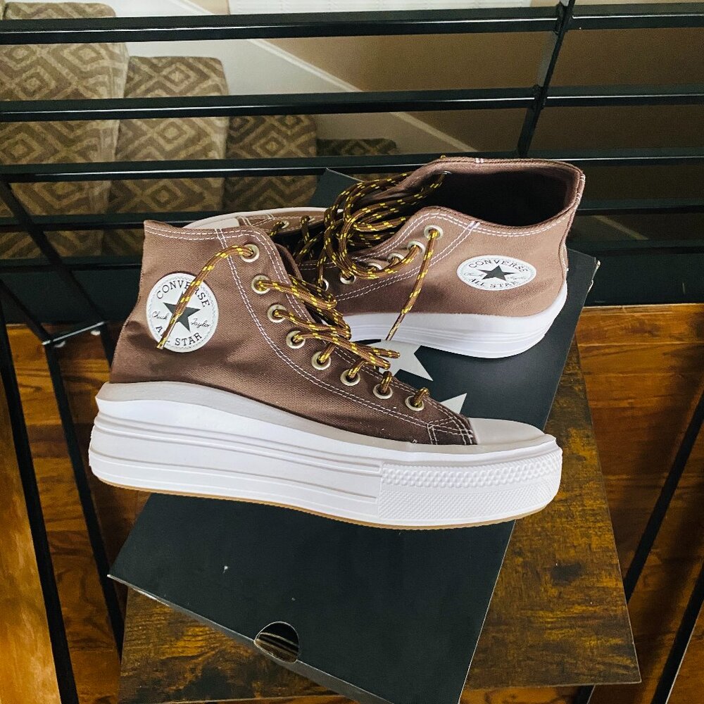 Converse CTAS Move Hi, Canvas, Brazil Nut/White, M9.5/W7.5/EU41